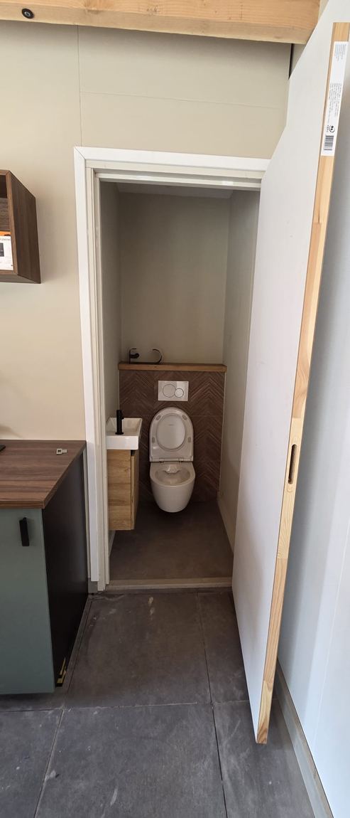 Toilet met visgraat