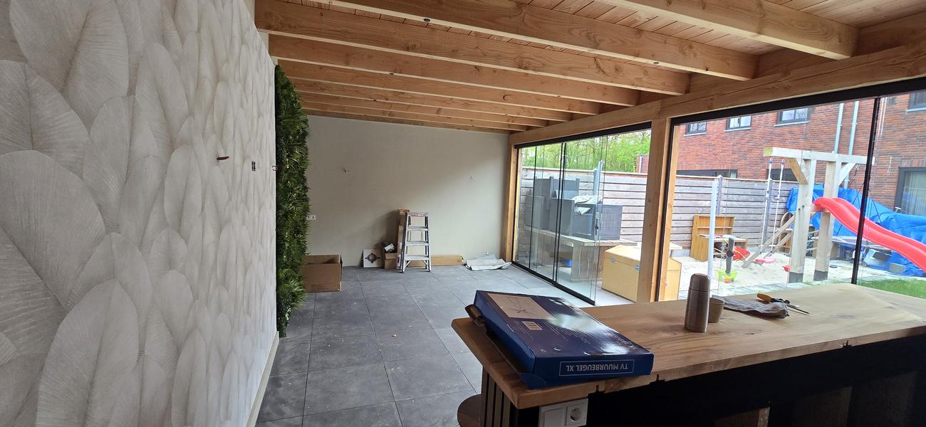 Houten plafond